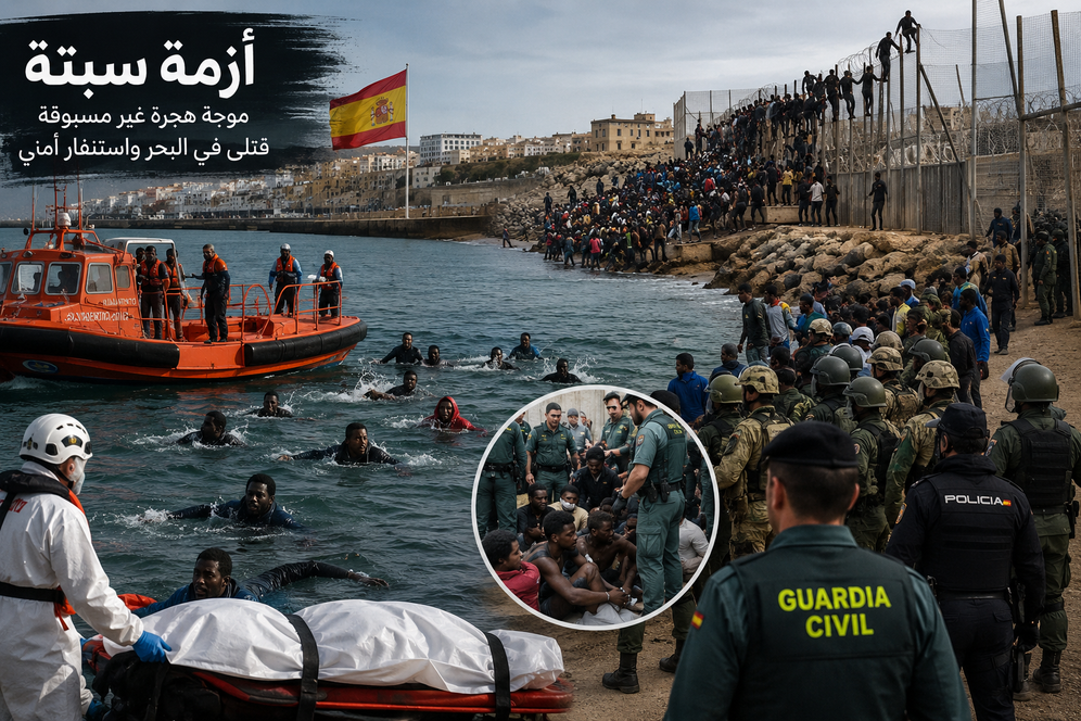 IA صورة توضيحية لأزمة سبتة