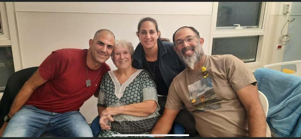 The family of Margalit Moses, 78, returned from Gaza captivity on November 24.