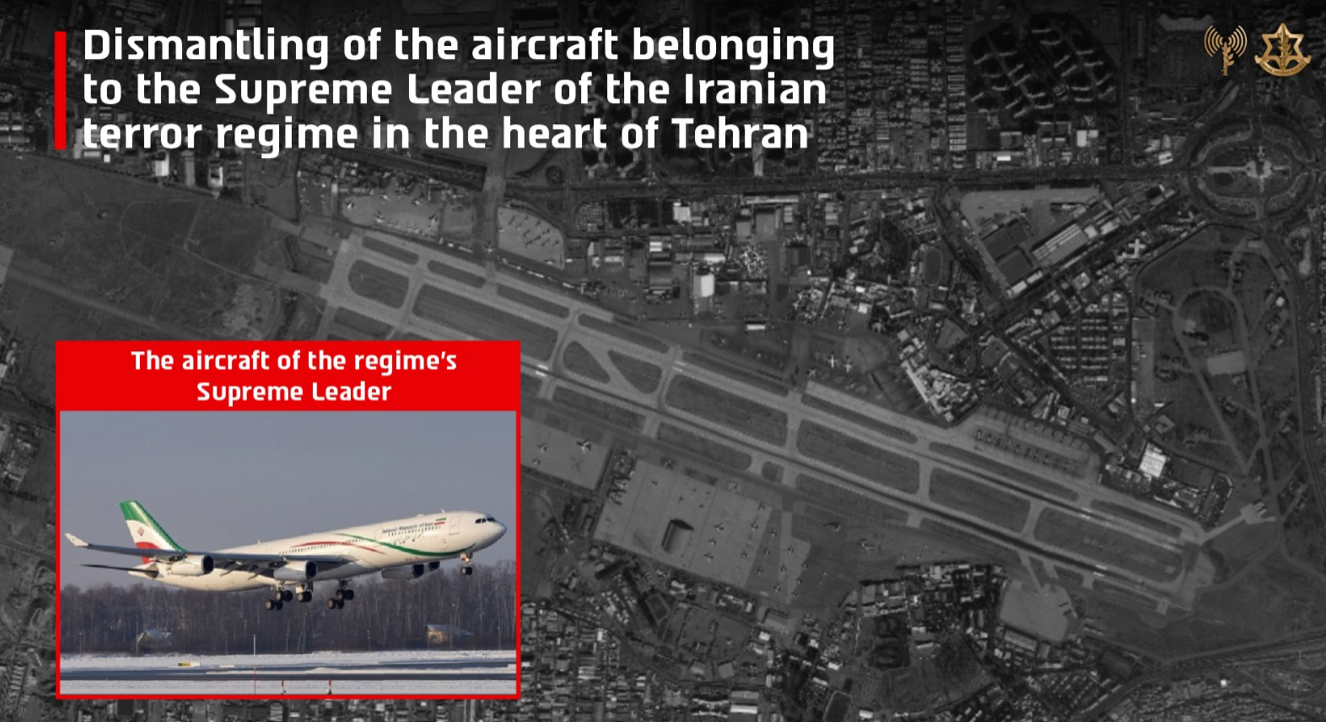 Aircraft used by Iran’s Supreme Leader destroyed in overnight strikes – i24NEWS