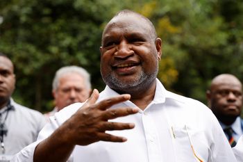 Papua New Guinea's Prime Minister James Marape in Varirata national park forest in the capital, Port Moresby.