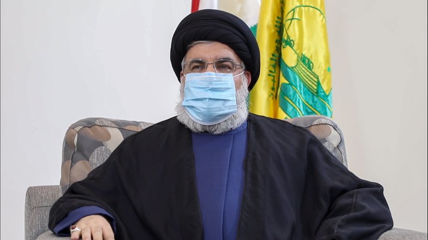 Hassan Nasrallah, leader du groupe chiite libanais Hezbollah, le 25 juillet 2020