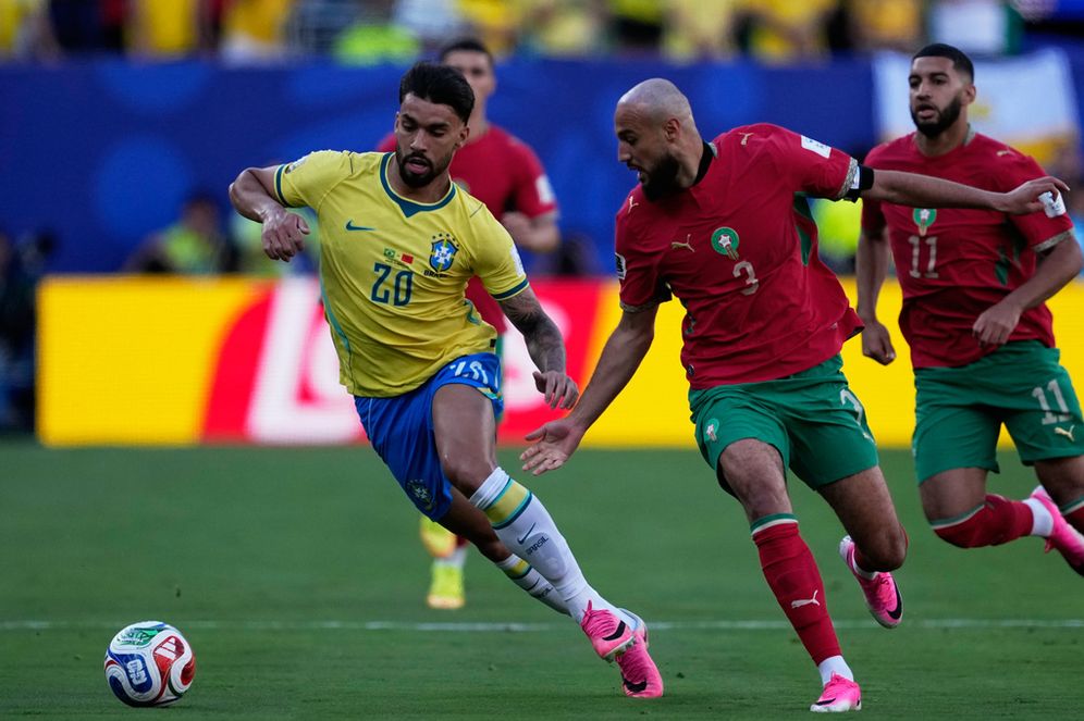 AP المغرب ضد البرازيل