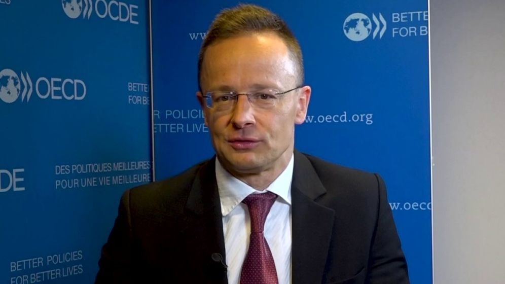 i24NEWS Hungarian Foreign Affairs Minister Péter Szijjártó speaks to i24NEWS