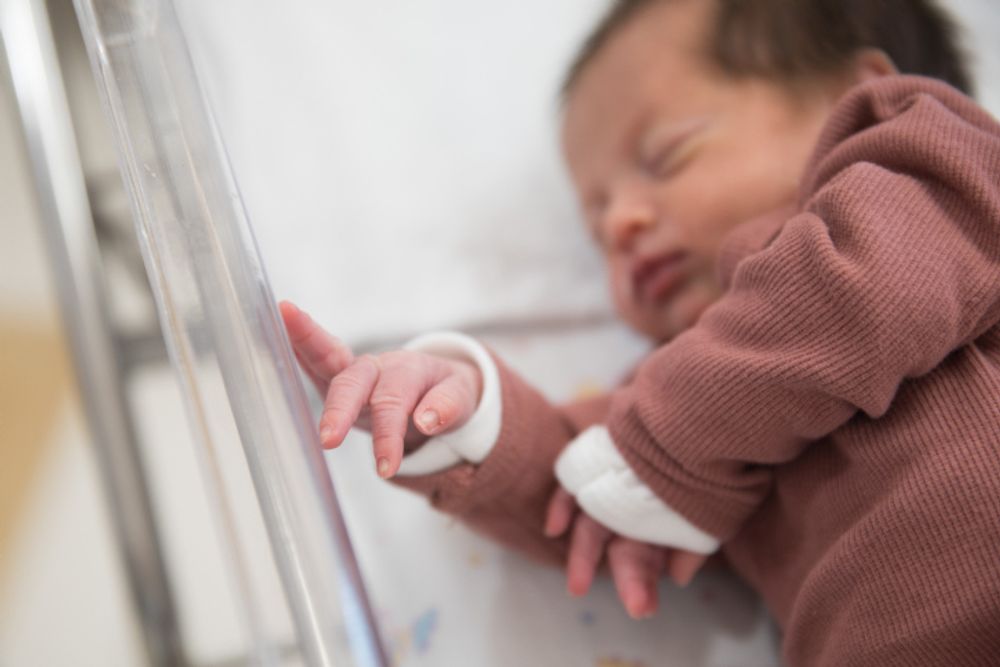Nouveau-né à l'hôpital Shaare Tzedek de Jérusalem, le 29 octobre 2018