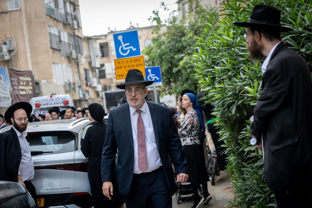 Le chef du parti Judaïsme unifié de la Torah Yaakov Asher