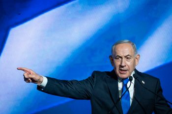 Israeli Prime Minister Benjamin Netanyahou attends a Likud election campaign event ahead of the upcoming general elections, in Tel Aviv, September 17, 2026.