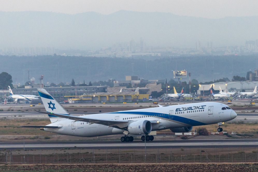 Photo by Yossi Aloni/FLASH90 Airplanes take off from Ben Gurion International Airport. August 24, 2026.