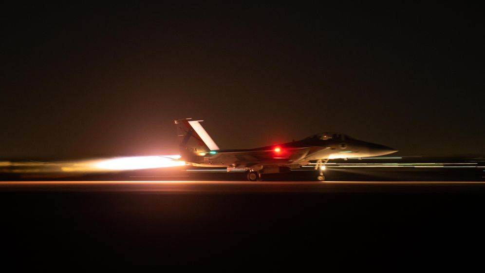 Des avions de l'armée de l'air israélienne lançant une attaque au Yémen, 19.12.24