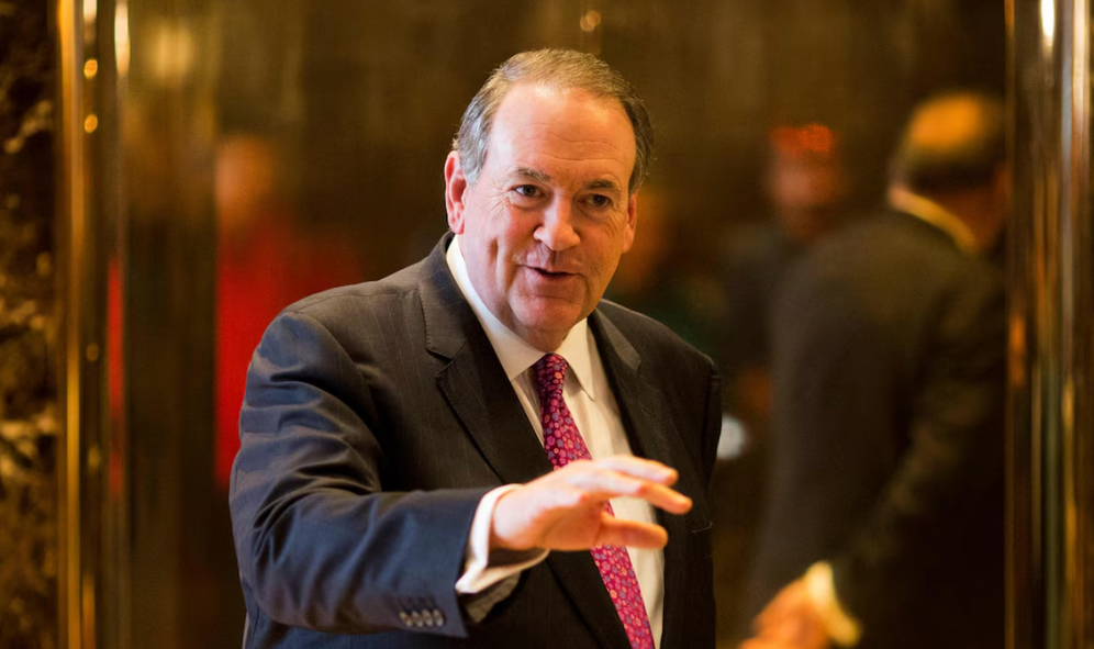 Trump announces appointing former governor Mike Huckabee as ambassador to Israel.