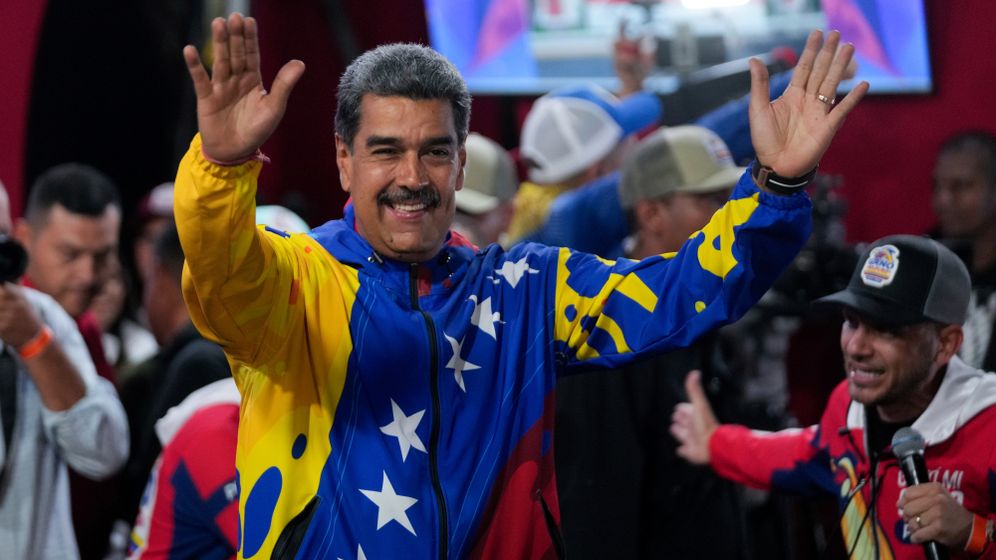 الرئيس الفنزويلي نيكولاس مادورو في انتخابات 2024