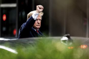 Former US president Donald Trump in New York on August 10, 2022.