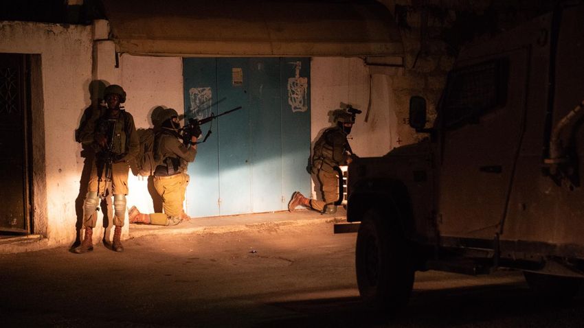 Le Shin Bet lors d"une opération nocture - Image d'illustration