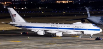 Presidential “Doomsday Plane” lands near D.C. amid rising tensions in the Middle East
