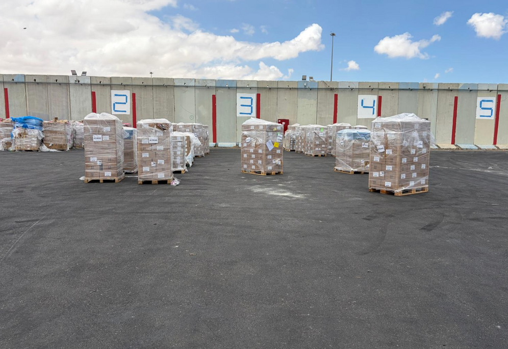 Cartons de pesticides spécialisés à destination de Gaza
