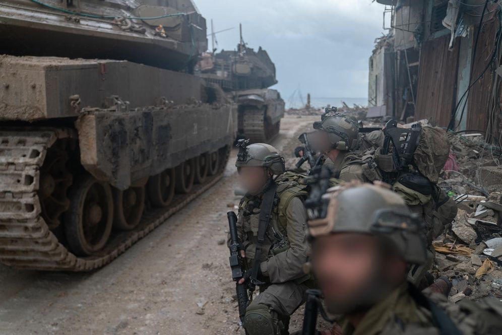 IDF troops in Gaza on November 21.