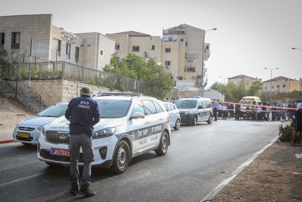 Illustration - Israeli police car.