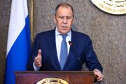 Russian Foreign Minister Sergei Lavrov attends a joint press conference with his Egyptian counterpart Sameh Shourky following their talks in the capital Cairo on July 24, 2022.