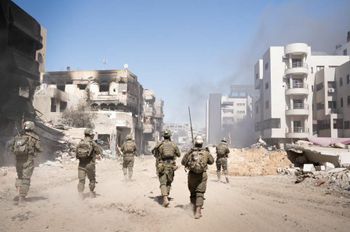 Soldats israéliens dans la bande de Gaza