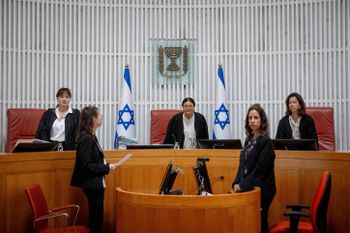 Supreme Court Chief of Justice Ester Hayut at the Supreme Court in Jerusalem, Israel.