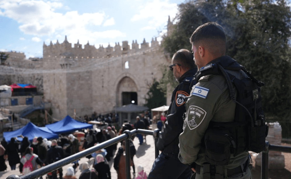 Illustration - La police israélienne surveille la Vieille ville de Jérusalem