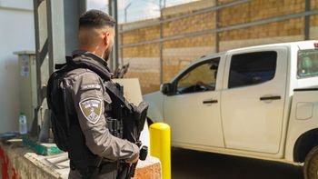 לוחם מג"ב במהלך מבצע "בלימת חירום", 12/1/2024