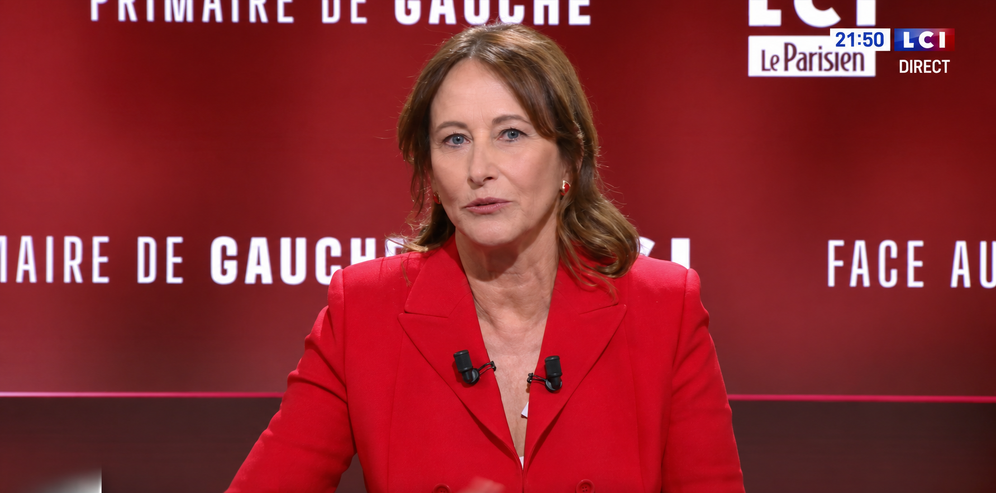 Ségolène Royal, primaires de la gauche sur LCI