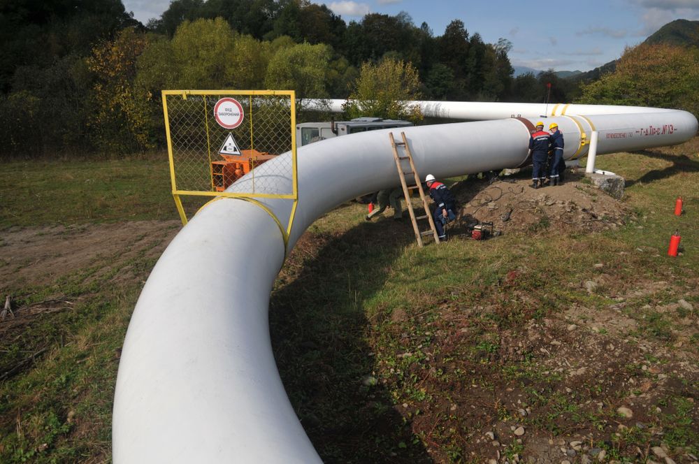 Station-service Volovets dans l'ouest de l'Ukraine le 7 octobre 2015