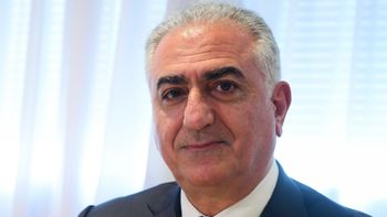 File photo of Reza Pahlavi