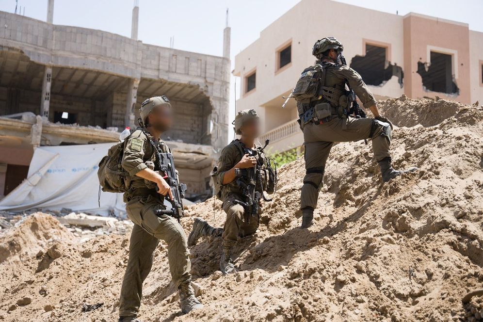 Israeli forces operate in the Gaza Strip