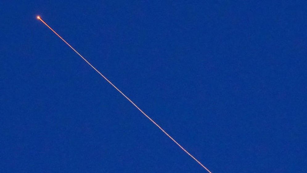 Interception de missile iranien dans le ciel d'Israël