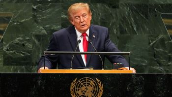 AP Photo/Seth Wenig Donald Trump à l'Assemblée générale des Nations unies, à New York, le 22.09.2026