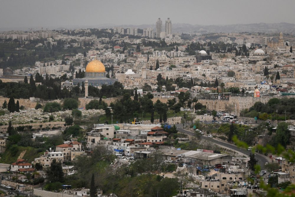 View of the Temple Mount in Jerusalem's Old City.