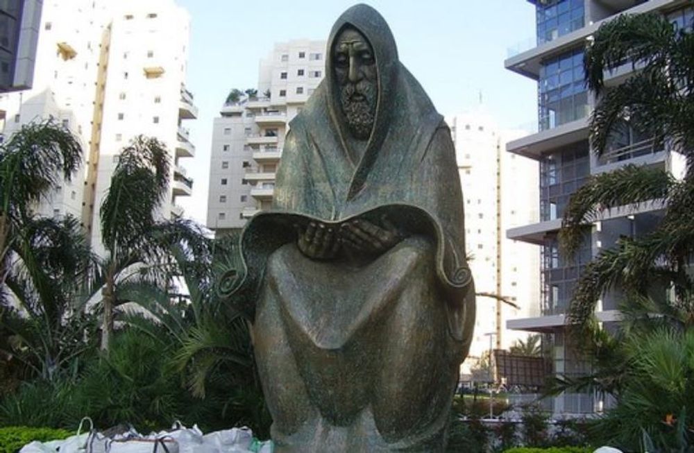 Statue in Israel commemorating the Farhud massacre of Iraqi Jews.