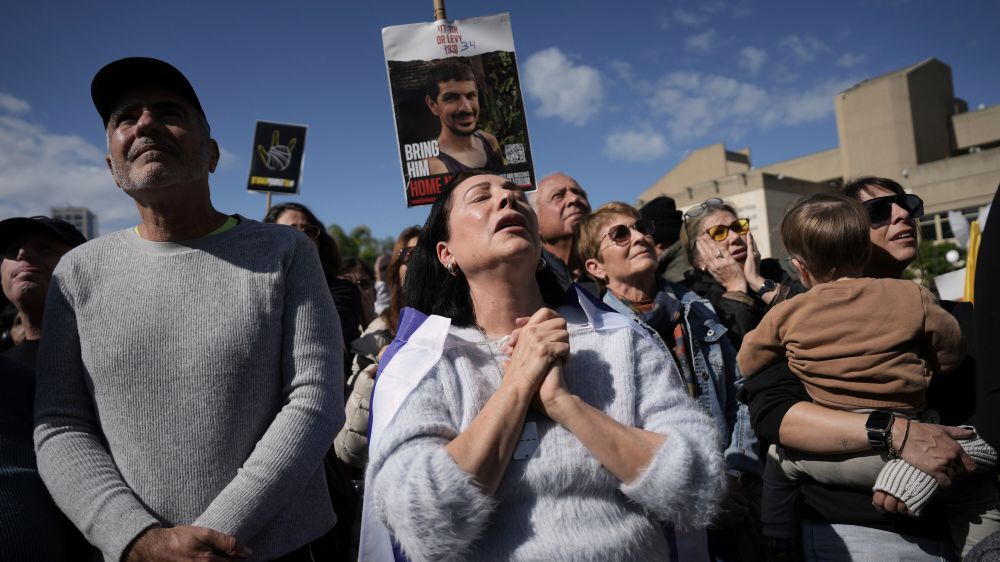 Protests in Tel Aviv's Hostages Square calling for the release of the captives in Gaza