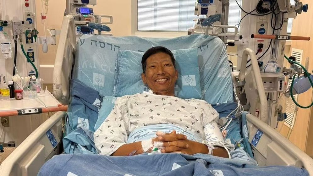 Hadassah Ein Kerem Le patient opéré, Shneor Kipgan