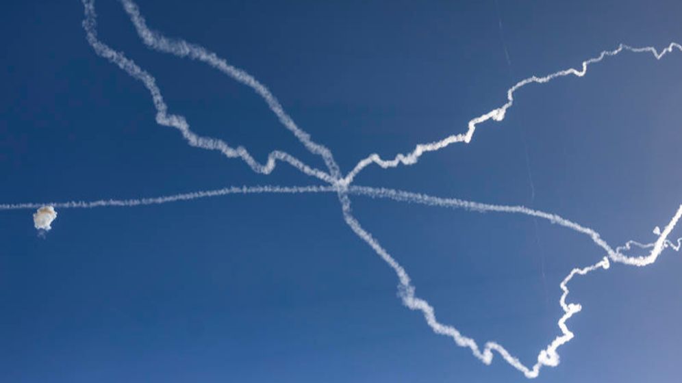 Interception de missile iranien dans le ciel de Jérusalem, mars 2026