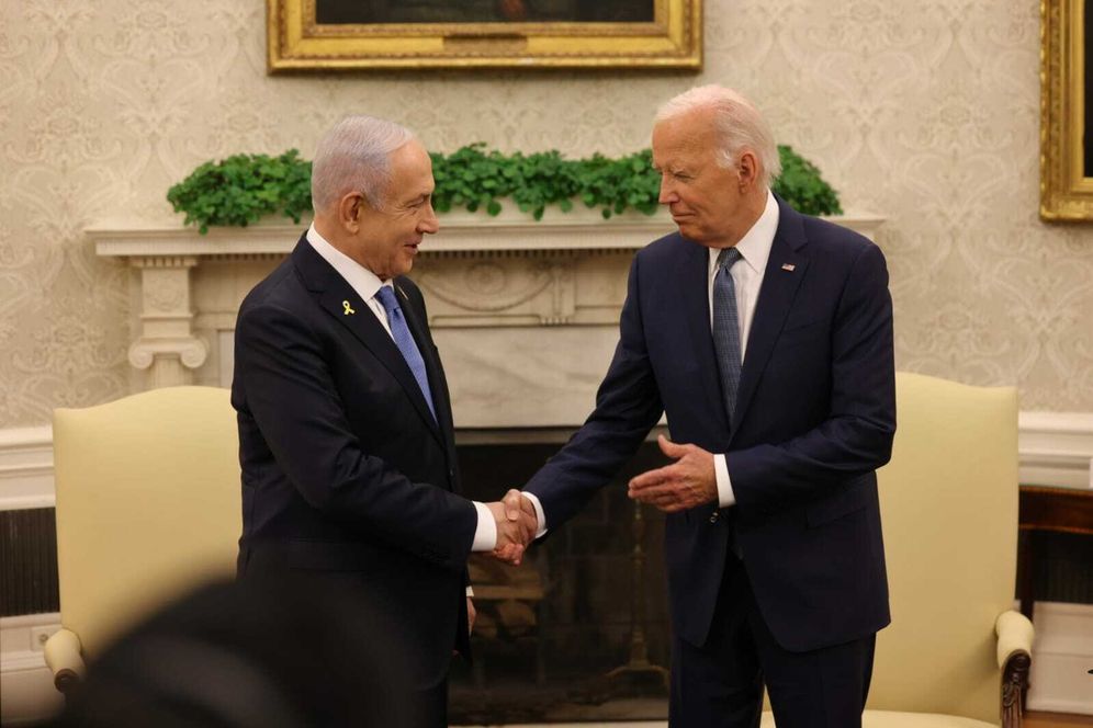 הנשיא לשעבר ביידן וראש הממשלה נתניהו בבית הלבן, ארכיון