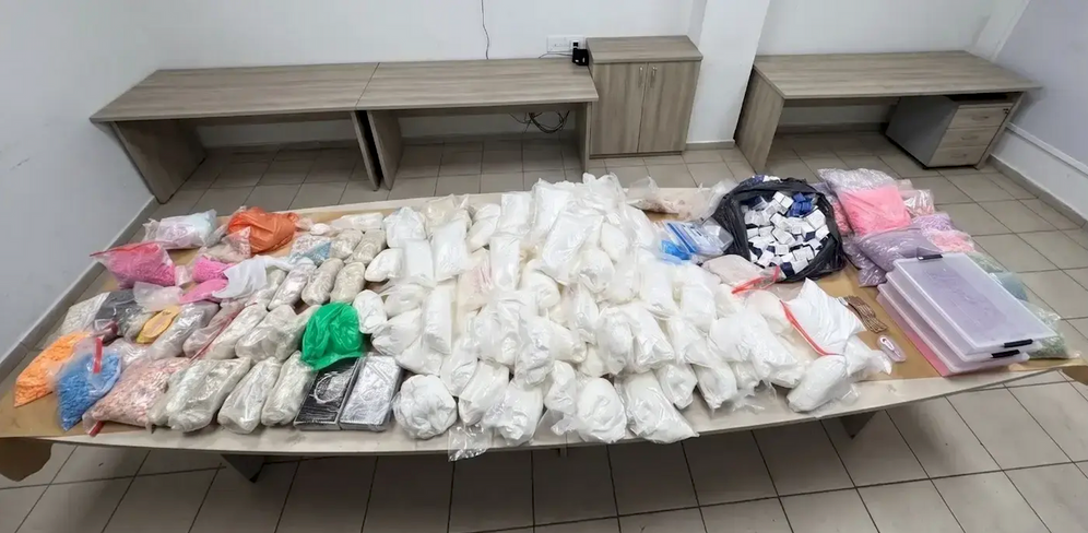 Police israélienne Cargaison de drogue saisie