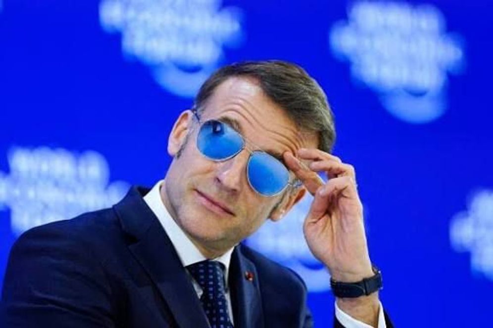 Emmanuel Macron au forum de Davos