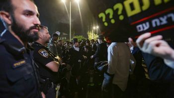 הפגנת חרדים במחאה על מעצר עריקים, 14/08/2025