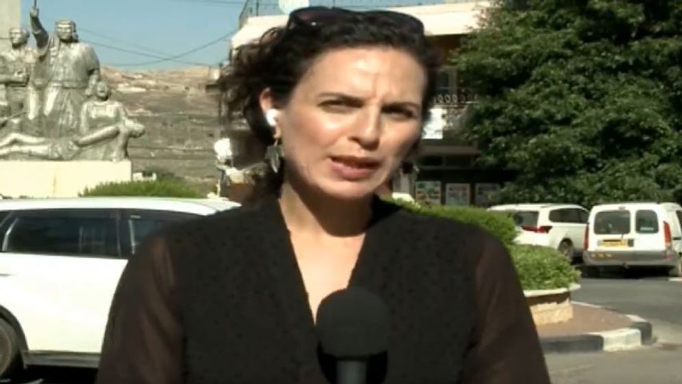 Hanaa Mahamid, a reporter who broadcast from sovereign Israeli territory to the Hezbollah-affiliated Al-Mayadeen