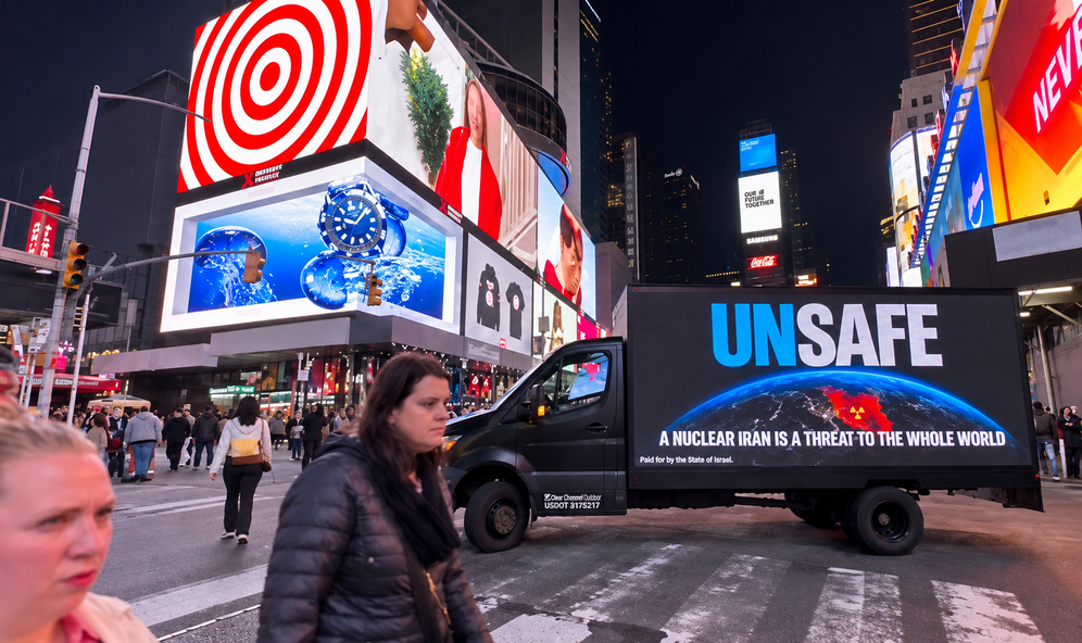 La Division nationale de la communication du Cabinet du Premier ministre israélien a lancé une vaste campagne dans les rues de New York à l’occasion de l’Assemblée générale des Nations unies.

