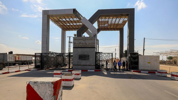 Passage frontalier de Rafah entre la bande de Gaza et l'Égypte, dans le sud de la bande de Gaza