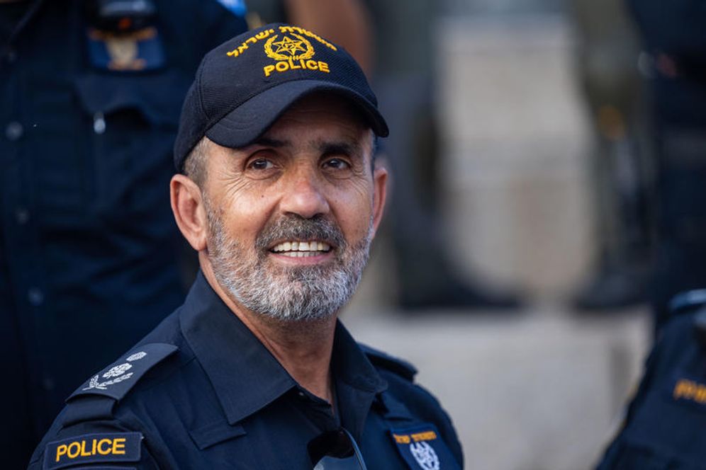 Chaim Goldberg/Flash90 Le chef de la police israélienne, Danny Levy