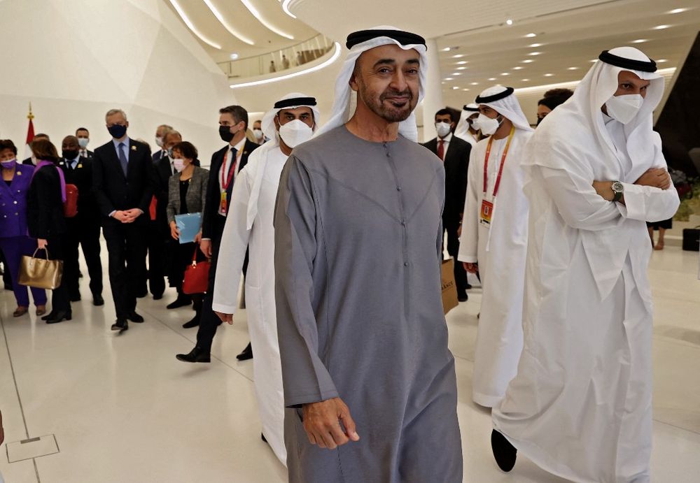 Le nouveau président des Émirats arabes unis Mohammed ben Zayed à Dubaï, aux Émirats arabes unis, le 3 décembre 2021