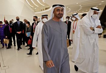President of the United Arab Emirates Mohammed bin Zayed al-Nahyan in Dubai, the UAE, on December 3, 2021.