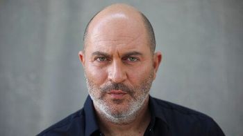 One of the creators of Israel's hit TV show "Fauda" Lior Raz poses for a photo in Tel Aviv, Israel.