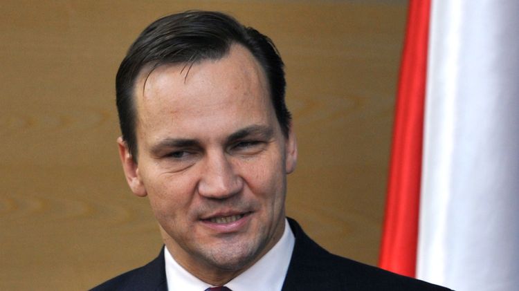 Le ministre polonais des Affaires étrangères, Radosław Sikorski