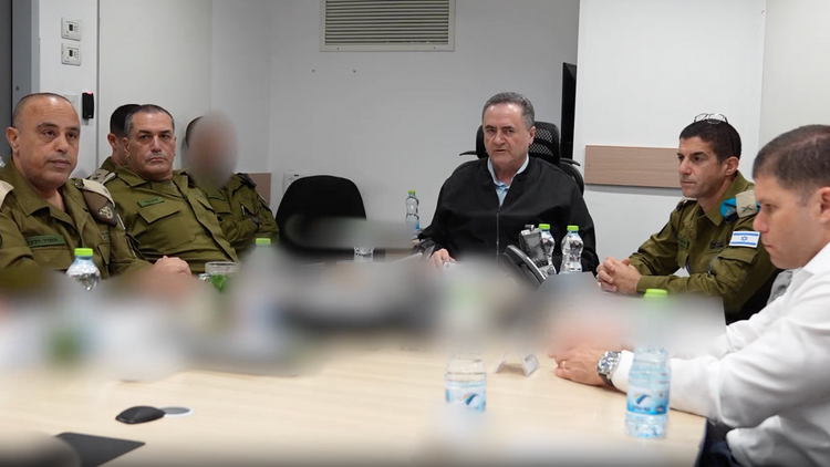 DM Israel Katz at security briefing