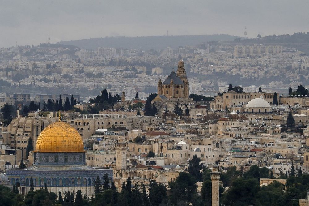 Mount Zion, a Benedictine Basilica built over the site where Virgin Mary is said to have fallen asleep for the last time, in Jerusalem's Old City, on January 15, 2021.